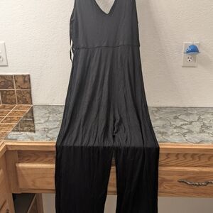 Love J Black Sleeveless Jumsuit. Size Small